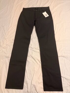 theory Men's Black Pants  - Classic Straight Fit